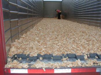 Sàn Trượt Tự Đổ Gắn Container Chở  Đá, Sỏi, Cát, Vật Liệu Xây Dựng
